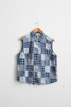quilt square patchwork button up