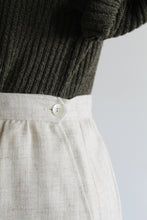 babysbreath linen midi skirt