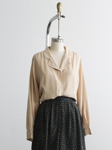 silk poet blouse