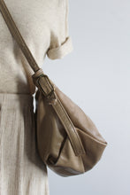 sandstone leather shoulder bag