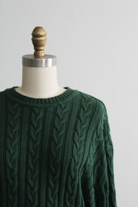 spruce cotton cable knit sweater