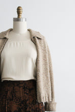 cobblestone cropped cardigan (m)