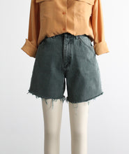 evergreen denim shorts