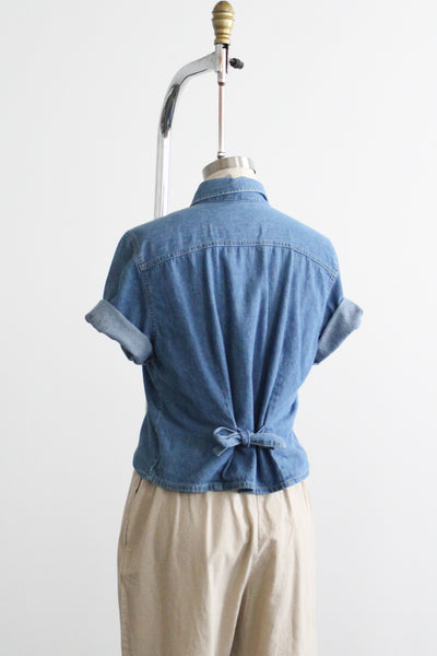 big sur denim button up