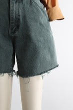 evergreen denim shorts