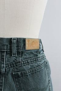 evergreen denim shorts