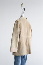 leather sherpa coat