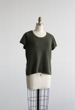 moss wool tee