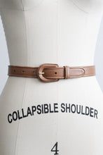 honey leather belt