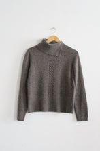 dove gray angora pullover