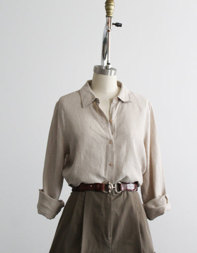 oatfield linen button up