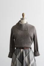 dove gray angora pullover