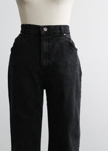relaxed black jeans