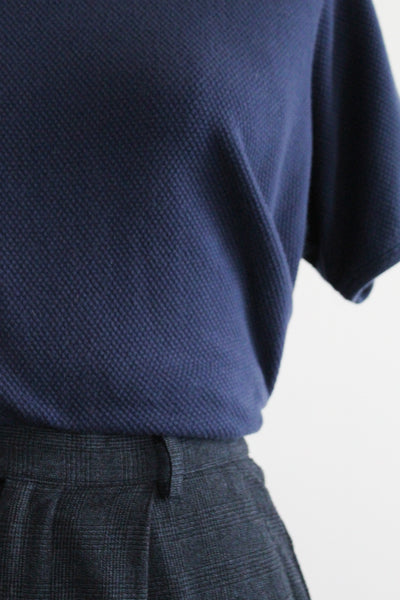 pebbled cotton tee