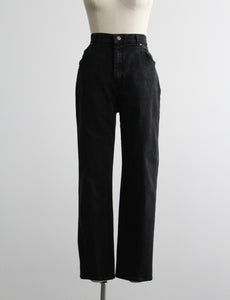 relaxed black jeans