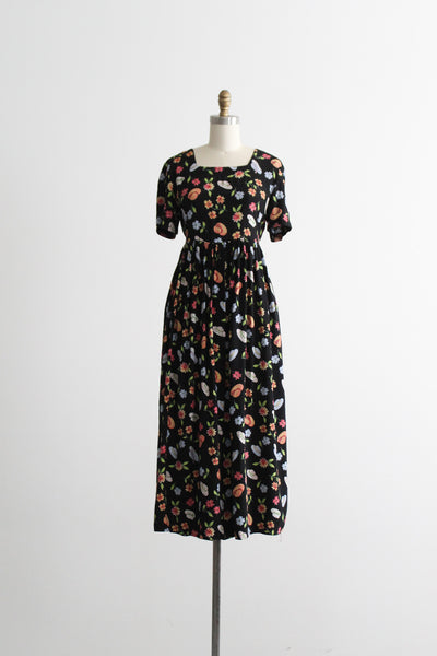 sunhat print maxi dress