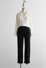 relaxed black jeans