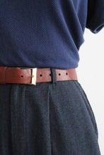 indigo plaid trousers