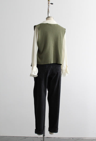 relaxed black jeans