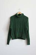 evergreen cotton turtleneck