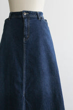 nantucket denim maxi skirt