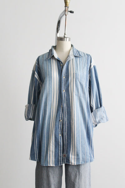 lakehouse stripe button up