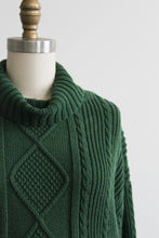 evergreen cotton turtleneck