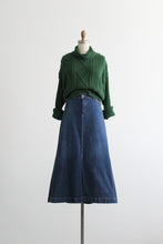 nantucket denim maxi skirt