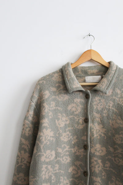 sageleaf sweater coat (l/xl)