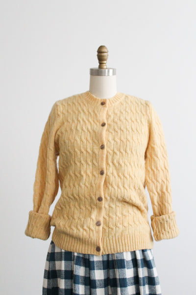 dandelion wool cardigan