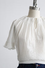 snowdrop embroidered peasant blouse