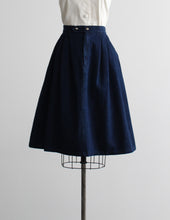 echo lake indigo denim skirt