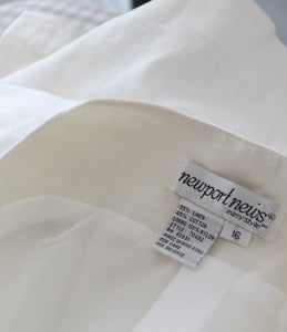 gardenia linen vest