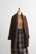 walnut sweater coat (s/m)