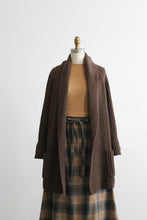walnut sweater coat (s/m)