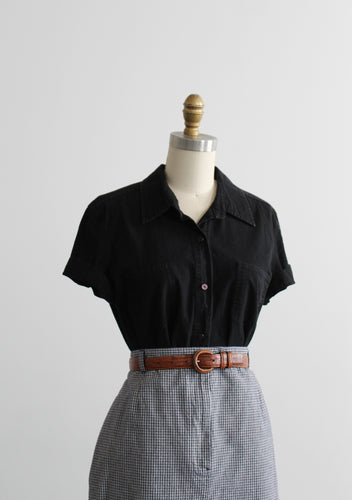 cormorant cotton button-up