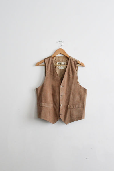 leather vest (m)