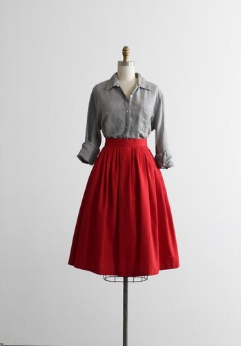 heirloom tomato midi skirt