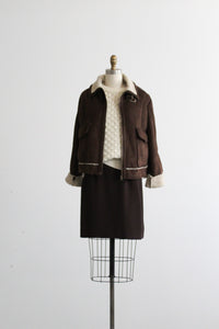 aviator sueded jacket