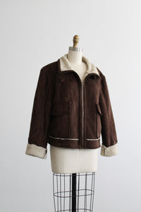 aviator sueded jacket