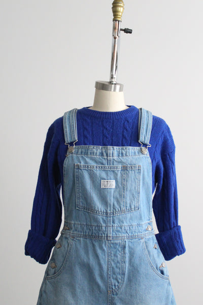 driftwood short overalls