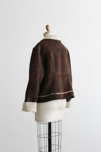aviator sueded jacket