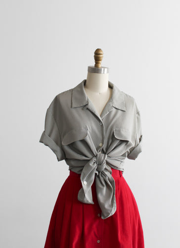 sugar hill striped button up
