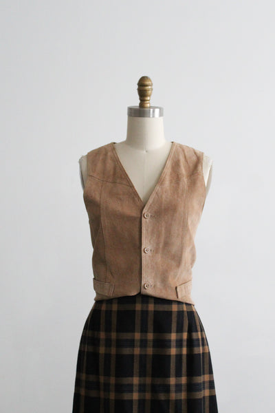leather vest (m)