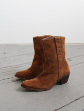 honey suede ankle boots size 7½