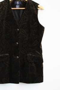 thicket velvet vest