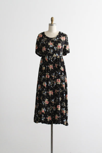 dark gardens maxi dress