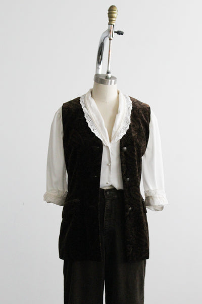 thicket velvet vest