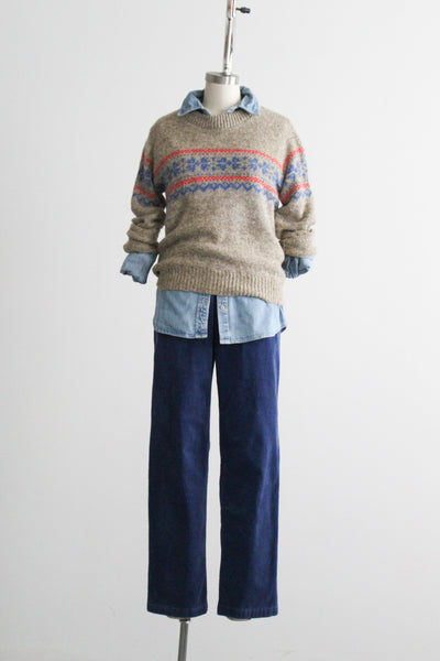 kingfisher blue corduroy trousers