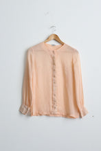 peony pink button up